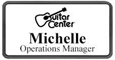 Guitar Center Name Badge Michelle