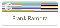 Full-color digitally printed name badge
