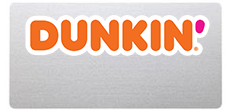 Dunkin Name Badges Metal