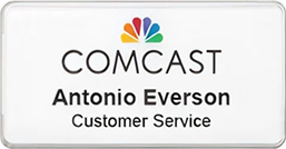 Fusion Large reusable name badge