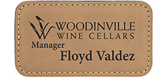 Leather Name Badges Floyd