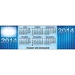 Beautiful Blue Keyboard Calendar | https://www.bestnamebadges.com