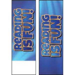 Reading is Fun Bookmark (Blue)