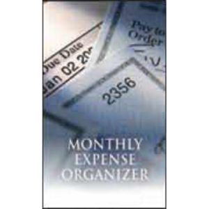 Monthly Expense Organizer Pocket Pamphlet