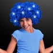 Light Up Afro Wig with Flashing LEDs | https://www.bestnamebadges.com