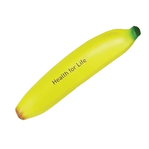 Banana shaped stress reliever