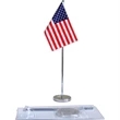 Desk / Table Flag Telescopic 6"x8" Sided Print | https://www.bestnamebadges.com