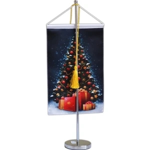 Desk Pennant Banner Telescopic. Single or Double Sided Print