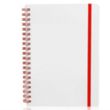 White Spiral Notebooks with Elastic Band | https://www.bestnamebadges.com