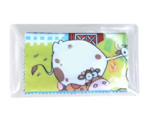 Business Card size PVC Pouch for MicroFiber Cloths
