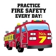 Fire Safety Temporary Tattoo | https://www.bestnamebadges.com