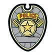 Police Badge Temporary Tattoo | https://www.bestnamebadges.com