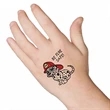 Be Fire Safe Temporary Tattoo | https://www.bestnamebadges.com