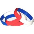 Segmented Wristband Silicone w/ Custom Imprint | https://www.bestnamebadges.com