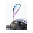 Car Wing Flag Hardware + Single Sided Print. | https://www.bestnamebadges.com