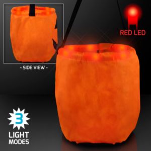 LED Pumpkin Trick-Or-Treat Halloween Bag