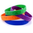 Debossed Wristband | https://www.bestnamebadges.com