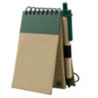 Eco Inspired Jotter Notepad Notebook with Matching Color | https://www.bestnamebadges.com