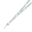 3/4" Import Air Ship Supersoft Polyester Silkscreen Lanyard | https://www.bestnamebadges.com