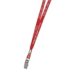 3/8" Overseas Silkscreen Lanyard | https://www.bestnamebadges.com