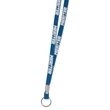 3/8" Overseas Silkscreen Lanyard | https://www.bestnamebadges.com