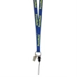 3/8" Import Air Ship Supersoft Polyester Silkscreen Lanyard | https://www.bestnamebadges.com