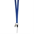 3/8" Import Air Ship Supersoft Polyester Silkscreen Lanyard | https://www.bestnamebadges.com