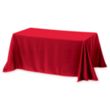 4-Sided Throw Style Table Covers (One Color Print) | https://www.bestnamebadges.com