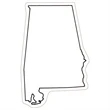 Alabama State Magnet | https://www.bestnamebadges.com
