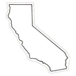California State Magnet | https://www.bestnamebadges.com