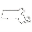 Massachusetts State Magnet | https://www.bestnamebadges.com