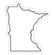 Minnesota State Magnet | https://www.bestnamebadges.com