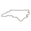 North Carolina State Magnet | https://www.bestnamebadges.com