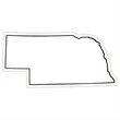 Nebraska State Magnet | https://www.bestnamebadges.com