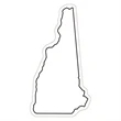 New Hampshire State Magnet | https://www.bestnamebadges.com