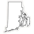 Rhode Island State Magnet | https://www.bestnamebadges.com