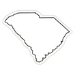 South Carolina State Magnet | https://www.bestnamebadges.com