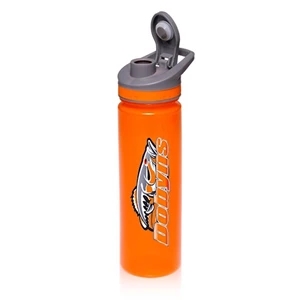 22 oz Flip Top Plastic Sports Bottles | https://www.bestnamebadges.com