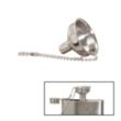 Mini Polished Stainless Steel Flask Funnel | https://www.bestnamebadges.com
