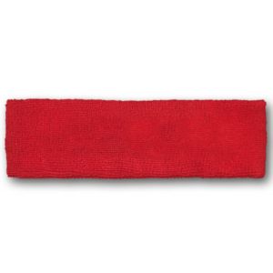 Low Pile Terry Cotton Headband with Direct Embroidery