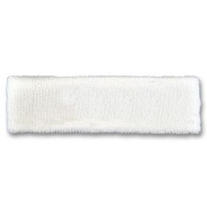 Heavyweight Terry Headband with Sewn Laminated Applique