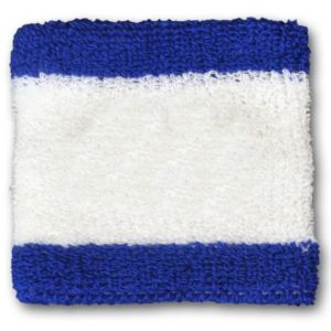 Striped Retro Heavyweight Wristband with Direct Embroidery