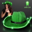 Sequin Cowboy Hat with Black Band | https://www.bestnamebadges.com