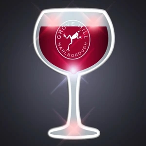 Wine Glass Pin Flashers