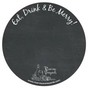 Circle Chalkboard Magnet 11 Diameter | https://www.bestnamebadges.com