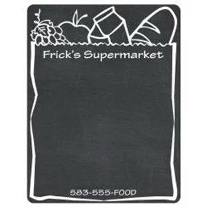 Medium Chalkboard Magnet 8-1/2 x 11 | https://www.bestnamebadges.com