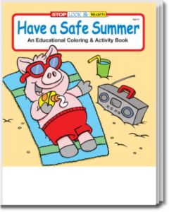Have a Safe Summer Coloring and Activity Book
