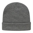 Waffle Knit Cap with Cuff | https://www.bestnamebadges.com