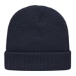 Waffle Knit Cap with Cuff | https://www.bestnamebadges.com