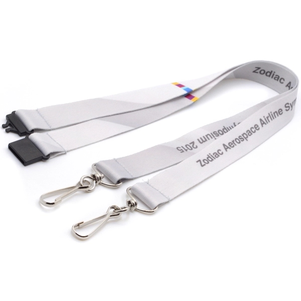 Trade Show 3/4" Double Ended Dye-Sub Lanyard